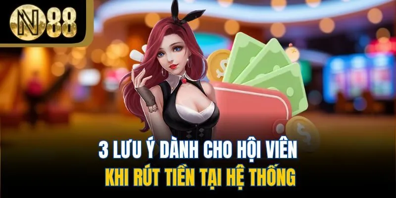 3 lưu ý dành cho hội viên khi rút tiền tại hệ thống