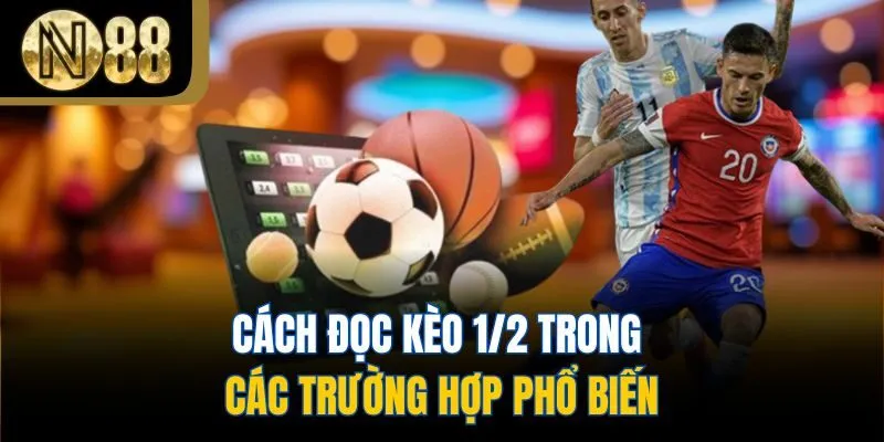 Cách đọc kèo 1/2 trong các trường hợp phổ biến
