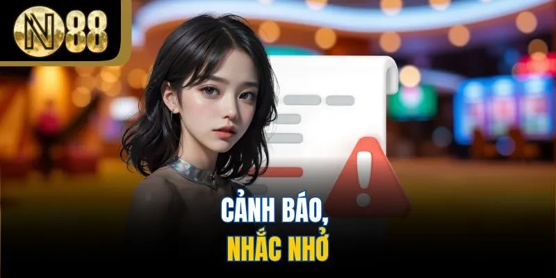 Cảnh báo, nhắc nhở
