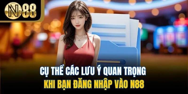 Cụ thể các lưu ý quan trọng khi bạn đăng nhập vào N88