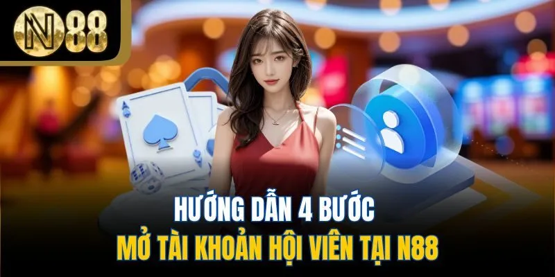 Hướng dẫn 4 bước mở tài khoản hội viên tại N88