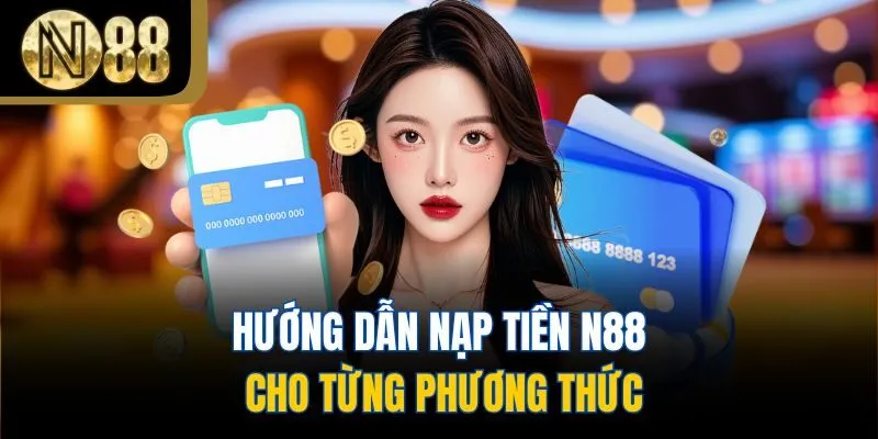 Hướng dẫn nạp tiền N88 cho từng phương thức