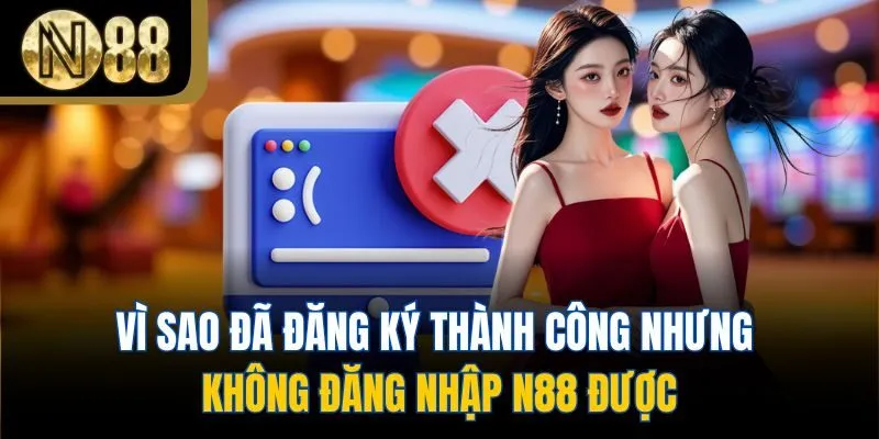 Vì sao đã đăng ký thành công nhưng không đăng nhập N88 được?